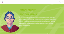 Desktop Screenshot of benperove.com